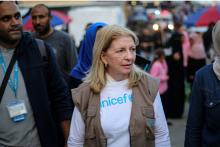 Directora de Unicef denuncia devastación en Gaza y pide fin al horror