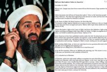 Filtran carta de Bin Laden dirigida a los Estados Unidos
