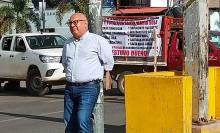 Amarran a subsecretario de Gobierno de Oaxaca a un poste en protesta