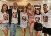 Taylor Swift se reúne con la familia de la fan que murió en su concierto de Brasil