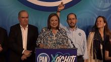 Xóchitl Gálvez se registra como precandidata presidencial del PAN