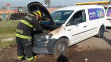 incendio camioneta