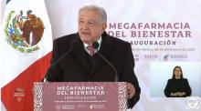 AMLO inaugura la Megafarmacia del Bienestar en Huehuetoca, Edoméx