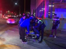 motociclista herido