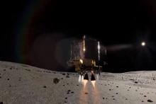 Módulo espacial japonés SLIM aterriza en la Luna 