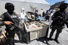 Ecuador destruye histórica incautación de cocaína