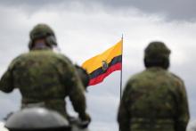Soldados en Ecuador 