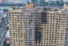 Otro incendio en un edificio residencial, ahora en China