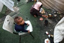 Uno de cada 6 niños en Gaza sufre desnutrición grave
