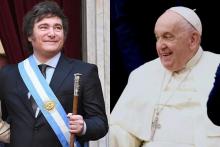 Acuerdan reunión entre el papa Francisco y Javier Miler en el Vaticano