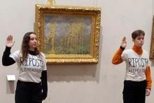 Activistas lanzan sopa sobre cuadro de Monet en Museo de Lyon 