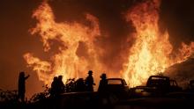 Registran fuertes incendios en Chile 