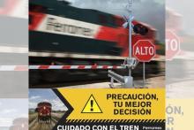 No más accidentes con el tren: Gobierno del Estado y Ferromex regresarán plumas ferroviarias
