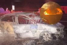 Bloqueos con vehículos incendiados en carreteras de Zacatecas