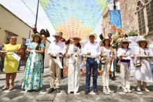 La gobernadora realizó el tradicional recorrido inaugural de la Feria Nacional de San Marcos 2024