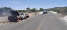 camioneta incendiada 