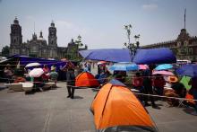 Reubicará CNTE campamentos para facilitar manifestación de ‘Marea Rosa’