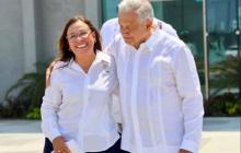 Rocío Nahle y López Obrador