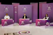En debate por la presidencia de Pabellón de Arteaga, candidatos se señalan de omisión y corrupción 