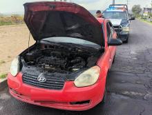 auto incendiado 