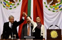 AMLO y Claudia Sheinbaum 