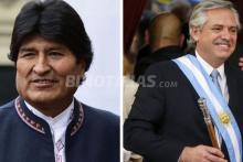 Evo Morales y Alberto Fernández 