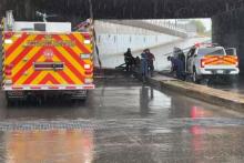 Cierre de paso a desnivel por lluvias