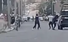 Enfrentamiento en la calle