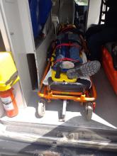 motociclista herido