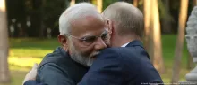 Dirigentes de la India y Rusia.