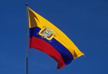 Bandera de Ecuador 