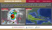 Huracán Beryl de categoría 5 