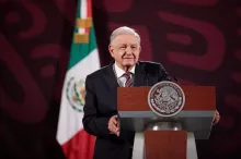 AMLO en Palacio de Gobierno.