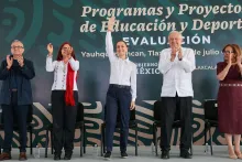 Claudia Sheinbaum promete continuidad de la Nueva Escuela Mexicana