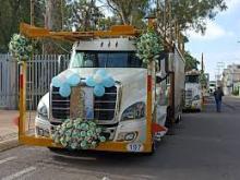 Peregrinación de transportistas a la Virgen