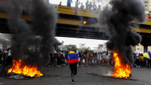 Protestas en Venezuela.