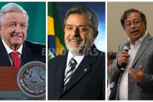 AMLO, Luiz Inácio Lula da Silva y Gustavo Petro 