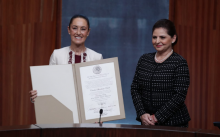 Sheinbaum y Mónica Soto