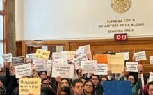 Trabajadores en paro SCJN