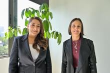 Tere Jiménez y Luz Elena González Escobar