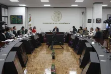 AMLO en mesa de seguridad.