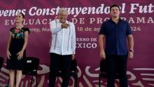 Abuchean a Samuel García en evento de AMLO y Sheinbaum