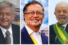 AMLO, Gustavo Petro y Luiz Inácio Lula da Silva 