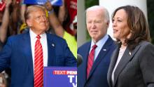 Biden y Harris "aliviados" al saber que Trump está "sano y salvo"