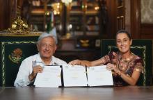 AMLO firma decreto para la publicación de la reforma al Poder Judicial 