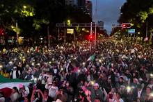 segunda marcha para protestar contra la reforma judicial.