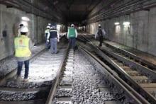 hombre muerto en vias del metro.