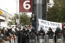 Trabajadores del Poder Judicial en protesta