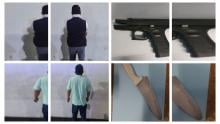 pistola y cuchillo