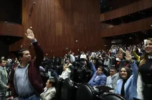 Diputados aprueban por unanimidad la reforma que empodera a García Harfuch Votación en la sesión de este jueves en San Lázaro